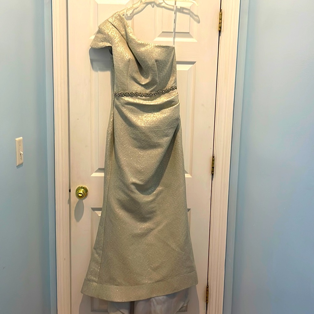 Silver Jovani Mother of Groom Dress